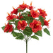 20.5" Silk Hibiscus Flower Bush -Red (pack of 6) - FBH169-RE
