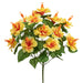 20.5" Silk Hibiscus Flower Bush -Yellow (pack of 6) - FBH169-YE