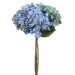 17.5" Real Touch Hydrangea Silk Flower Stem Bundle -2 Tone Blue (Pack of 12) - FBH210-BL/TT