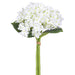 13" Hydrangea Silk Flower Stem Bundle -White (pack of 12) - FBH211-WH