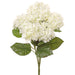 22" Hydrangea Silk Flower Bush -White (pack of 6) - FBH335-WH