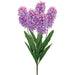 24" Hyacinth Silk Flower Bush -2 Tone Purple (Pack of 12) - FBH342-PU/TT