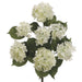 22" Silk Garden Hydrangea Flower Bush -Cream/White (pack of 6) - FBH354-CR/WH