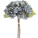 13.5" Hydrangea Silk Flower Stem Bundle -2 Tone Blue (Pack of 6) - FBH982-BL/TT