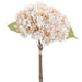 13.5" Hydrangea Silk Flower Stem Bundle -Cream (Pack of 6) - FBH982-CR