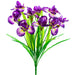 22" Iris Silk Flower Bush -Purple/Blue (pack of 12) - FBI311-PU