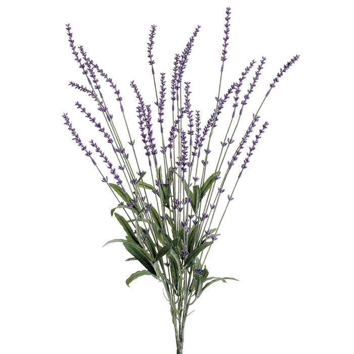 23" Silk Lavender Flower Bush -Lavender (pack of 12) - FBL135-LV