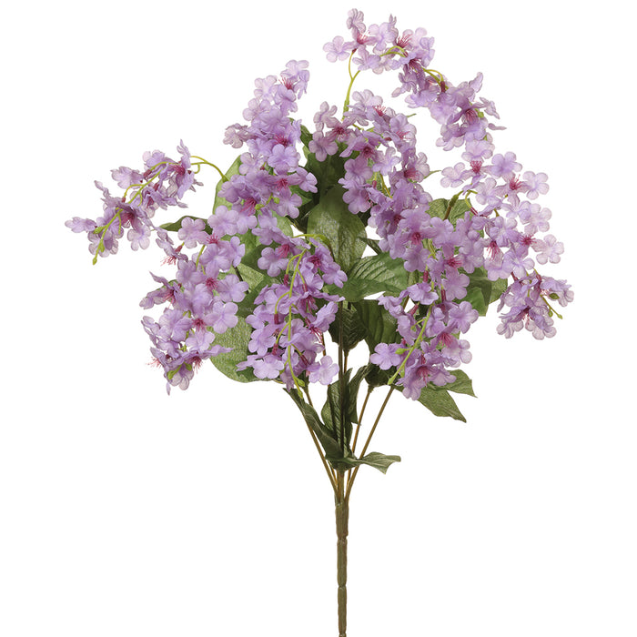 20" Silk Lilac Flower Bush -Lavender (pack of 12) - FBL142-LV