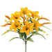19" Mixed Silk Tiger Lily Flower Bush -Yellow (pack of 12) - FBL305-YE