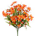 19" Silk Lily Flower Bush -Flame/Orange (pack of 12) - FBL386-FL/OR