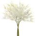11.5" Dwarf Lilyturf Silk Flower Stem Bundle -White (pack of 12) - FBL405-WH