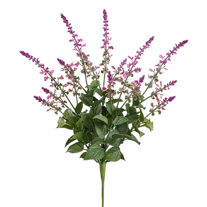 22" Lavender Artificial Flower Stem Bundle -Boysenberry (Pack of 8) - FBL475-BB