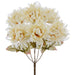 16.5" Marigold Silk Flower Bush -Cream (Pack of 6) - FBM006-CR