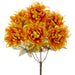 16.5" Marigold Silk Flower Bush -Yellow/Gold (Pack of 6) - FBM006-YE/GO