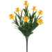 13.5" Narcissus Daffodil Silk Flower Bush -Yellow (pack of 12) - FBN014-YE