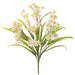 19" Narcissus Daffodil Silk Flower Bush -White/Yellow (pack of 12) - FBN165-WH/YE