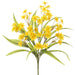 19" Narcissus Daffodil Silk Flower Bush -Yellow/White (pack of 12) - FBN165-YE/YE
