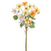 26.5" Nasturtium Silk Flower Stem Bundle -Yellow/White (Pack of 12) - FBN352-YE/WH