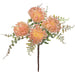 12" Silk Protea Flower Bush -Pink (pack of 12) - FBP048-PK