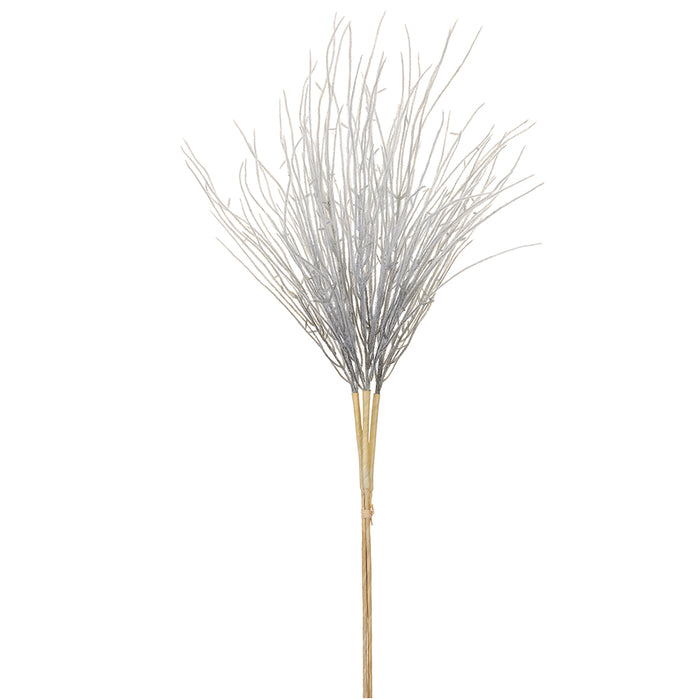 31" Artificial Pampas Grass Stem Bundle -Dusty Blue (Pack of 12) - FBP103-BL/DU