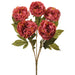 21" Peony Silk Flower Bush -Mauve (pack of 12) - FBP125-MV