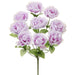 18" Silk Peony Flower Bush -Amethyst (pack of 6) - FBP185-AY