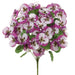 18" Silk Pansy Flower Bush -2 Tone Purple (pack of 12) - FBP187-PU/TT