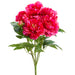 18" Silk Peony Flower Bush -Beauty (pack of 6) - FBP189-BT