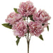 17" Silk Peony Flower Bush -Light Lavender (pack of 12) - FBP791-LV/LT