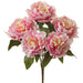 17" Silk Peony Flower Bush -Pink (pack of 12) - FBP791-PK
