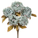 18" Peony Silk Flower Bush -Teal (pack of 8) - FBP794-TL