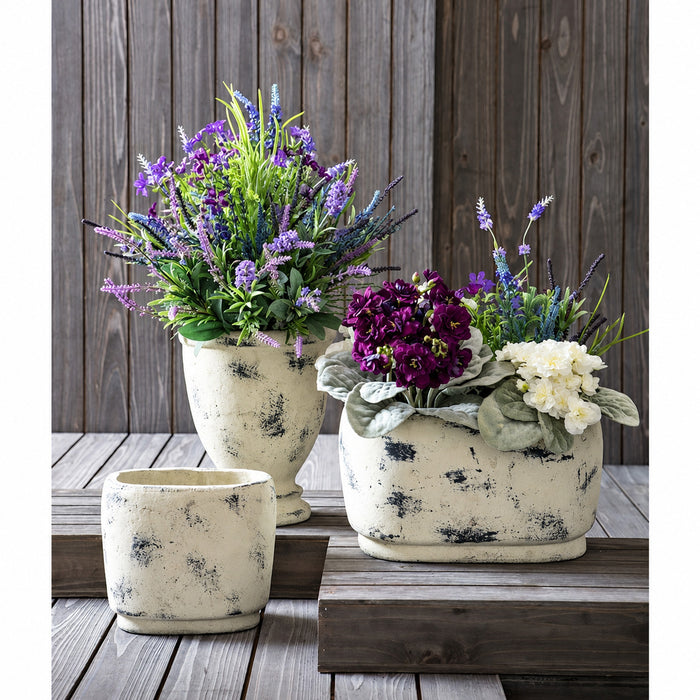 14" Lavender & Fern Silk Flower Bush -Lavender/Purple (Pack of 12) - FBQ001-LV/PU