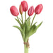 10" Real Touch Tulip Silk Flower Bouquet -Beauty (Pack of 12) - FBQ355-BT