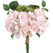 13" Hydrangea & Angelica Silk Flower Bouquet -Blush/Pink (Pack of 6) - FBQ372-BS/GR