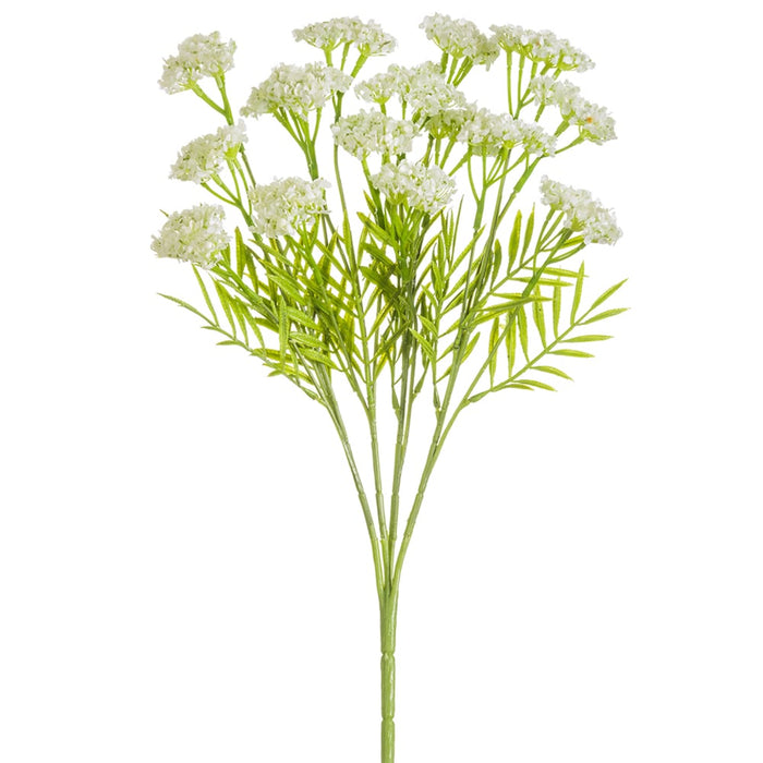 17" Silk Queen Anne's Lace Flower Bush -White (pack of 6) - FBQ482-WH