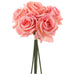 11.8" Real Touch Rose Silk Flower Stem Bundle -Pink (Pack of 12) - FBQ651-PK