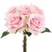 12" Real Touch Rose Silk Flower Bouquet -Pink (Pack of 12) - FBQ670-PK