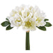 10.5" Helleborus Silk Flower Bouquet -Cream/Green (Pack of 12) - FBQ714-CR/GR