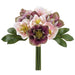 10.5" Helleborus Silk Flower Bouquet -Purple/Pink (Pack of 12) - FBQ714-PU/PK