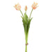 19.5" Real Touch Tulip Silk Flower Bouquet -Cream/Pink (Pack of 6) - FBQ742-CR/PK