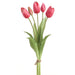 16" Real Touch Dutch Tulip Silk Flower Bouquet -Beauty (Pack of 12) - FBQ755-BT