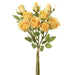 17.5" Silk Rose Flower Stem Bundle -Yellow (Pack of 12) - FBQ900-YE