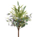 28" Lavender, Baby's Breath & Eucalyptus Leaf Artificial Flower Bouquet -Green/Lavender (pack of 6) - FBQ999-GR/LV