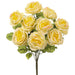 20" Silk Rose Flower Bush -Yellow (pack of 6) - FBR020-YE