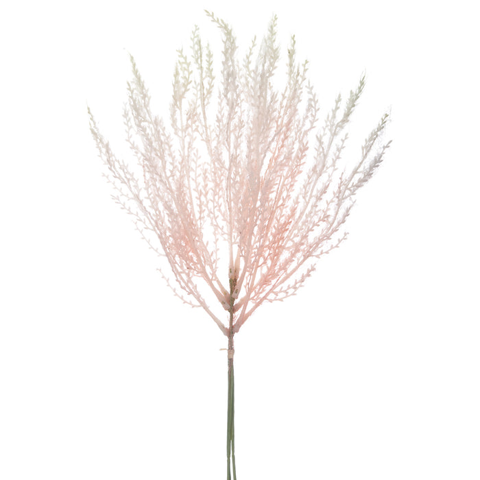 15" Blooming Reed Artificial Flower Stem Bundle -Pink (pack of 12) - FBR051-PK