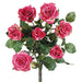 21.5" Silk Confetti Rose Flower Bush -2 Tone Rose (pack of 6) - FBR054-RO/TT