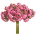 14.5" Ranunculus Silk Flower Bouquet -Pink (Pack of 6) - FBR560-PK