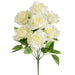 11" Silk Rose Flower Bush -White (pack of 12) - FBR588-WH