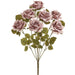 21.5" Rose Silk Flower Bush -Smoke (pack of 6) - FBR741-SM