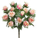 18" Faux Rose Flower Bush -2 Tone Pink (pack of 12) - FBR881-PK/TT